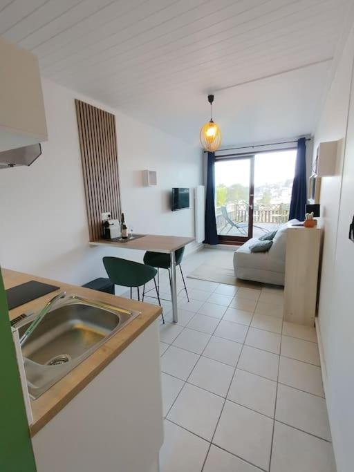 Studio Vue Mer - Plage De Trestraou Perros-Guirec Exterior foto